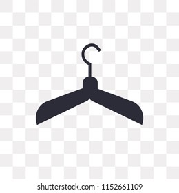Hanger vector icon isolated on transparent background, Hanger logo concept