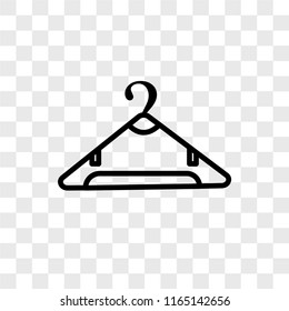 Hanger vector icon isolated on transparent background, Hanger logo concept