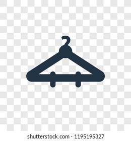 Hanger vector icon isolated on transparent background, Hanger transparency logo concept