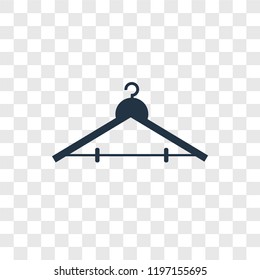 Hanger vector icon isolated on transparent background, Hanger transparency logo concept