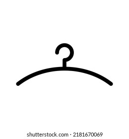 Icono del vector de colgamiento aislado en fondo blanco