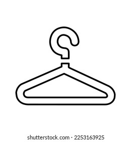Hanger Vector Icon In Line Style