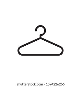 Hanger Vector Icon on White Background 001