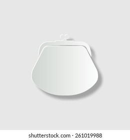 Hanger   - vector icon with shadow