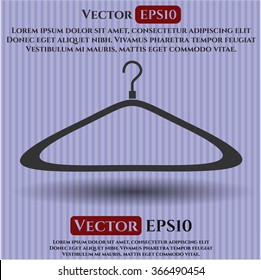 Hanger vector icon or symbol
