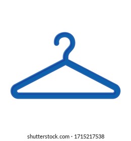Hanger vector icon.Cartoon vector icon isolated on white background hanger.