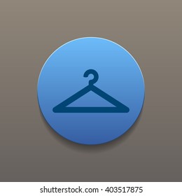 hanger vector icons. Flat design vector style.