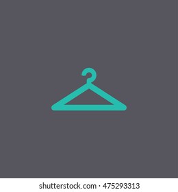 hanger vector icons. Flat design vector style.