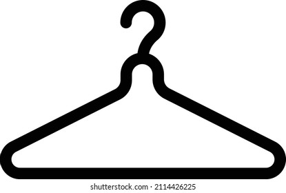 Hanger Vector illustration on a transparent background.Premium quality symmbols.Stroke vector icon for concept and graphic design.