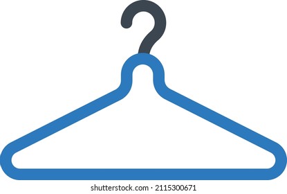 Ilustración de Hanger Vector sobre un fondo transparente.Símbolos de calidad superior.Icono vector glifos para el diseño de concepto y gráfico.