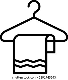 hanger Vector illustration on a transparent background.Premium quality symmbols.Stroke vector icons for concept and graphic design.