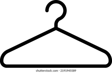 hanger Vector illustration on a transparent background.Premium quality symmbols.Stroke vector icons for concept and graphic design.
