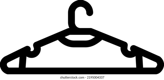 hanger Vector illustration on a transparent background.Premium quality symmbols.Stroke vector icons for concept and graphic design.