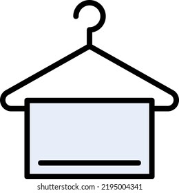 ilustración de hanger Vector en un fondo transparente.Símbolos de calidad premium.Iconos vectoriales de trazo para el diseño de concepto y gráfico.