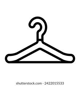 Hanger Vector Line Icon Design