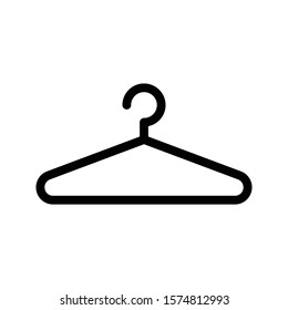 hanger vector thin line icon 