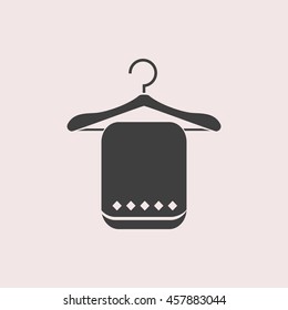 Hanger web icon. Isolated illustration