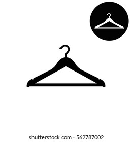 Hanger  - white vector icon