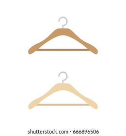 Hangers for clothes vector illustration.