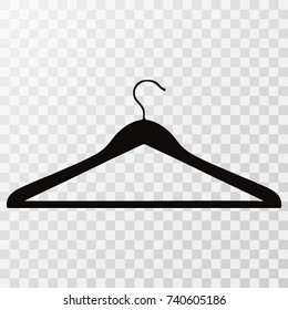 hangers for clothes vector illustration on transparent background