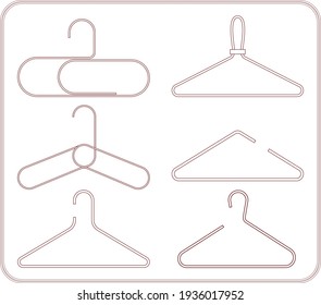 hangers design 6 type easy to use with your art