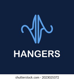 hangers logo is suitable for content related to clothing or passion