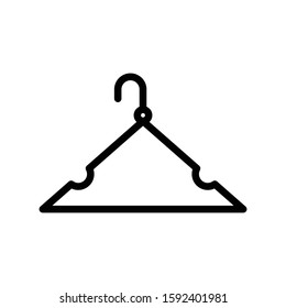 hangers vector illustration background. sign tailor element