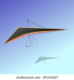 Hang-glider vector