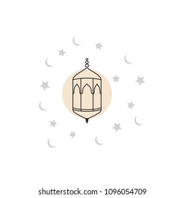 Hanging arabic lantern