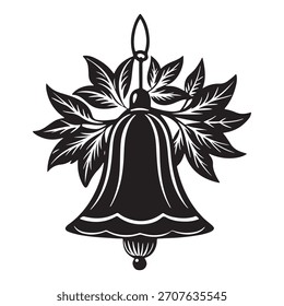 Vector de silueta de flor de campana colgante