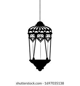 Mit schwarzer Laterne Design von böhmischen Ornament indian Dekoration Retro Vintage Meditation Henna ethnisch arabische Textur und Stammes Thema Vektorgrafik
