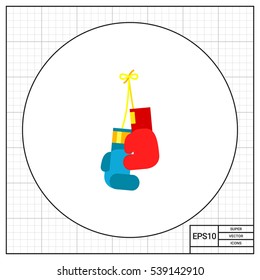 Hanging Boxing Gloves Icon