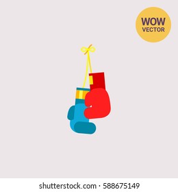 Hanging Boxing Gloves Icon