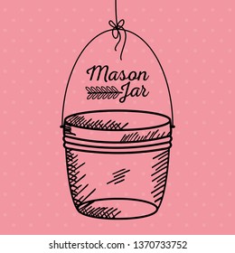 hanging bucket drawing icon