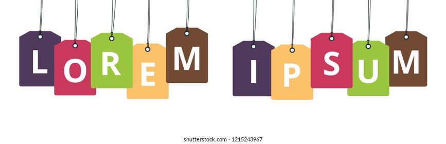 hanging cardboard template vector background