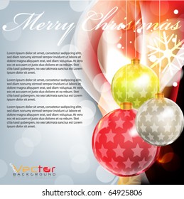 Weihnachtsbälle-Hintergrund