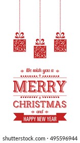 Hanging Christmas Decoration with lovely Christmas Elements