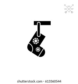 Hanging Christmas Sock Icon