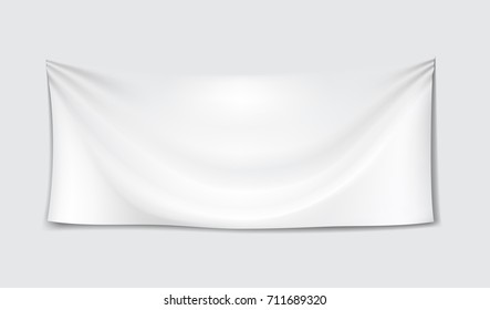 Hanging Clear White Flag Template