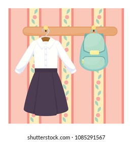 Hanging Cloth for Go to School