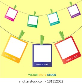 Hanging color image design