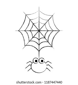 hanging cute cobweb spider halloween