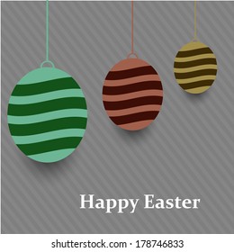 Hanging easter egg.