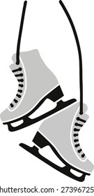 Hanging Figure Skates