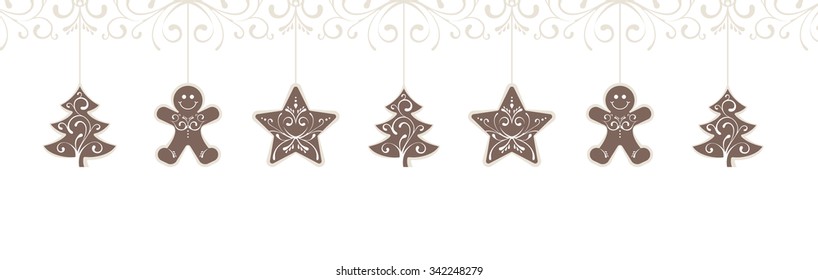 Hanging Gingerbread Decoration