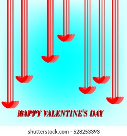 hanging hearts