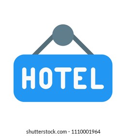 Hanging Hotel Sign