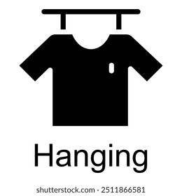 Ilustración de símbolo de Vector de icono colgante
