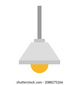 ilustración vectorial de clip de lámpara colgante