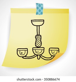 hanging lamp doodle